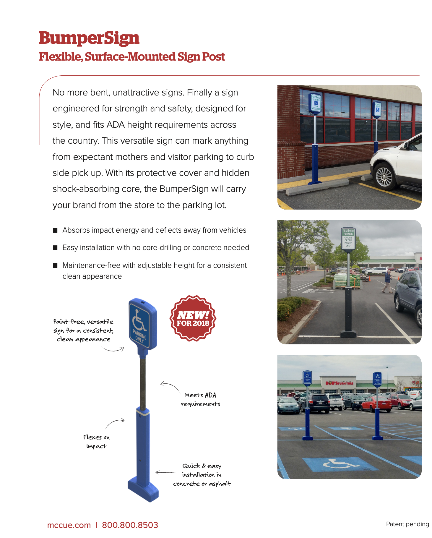 BumperSign Standard McCue